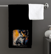 Saxophone Sorcery Bath Towel - Beyond T-shirts